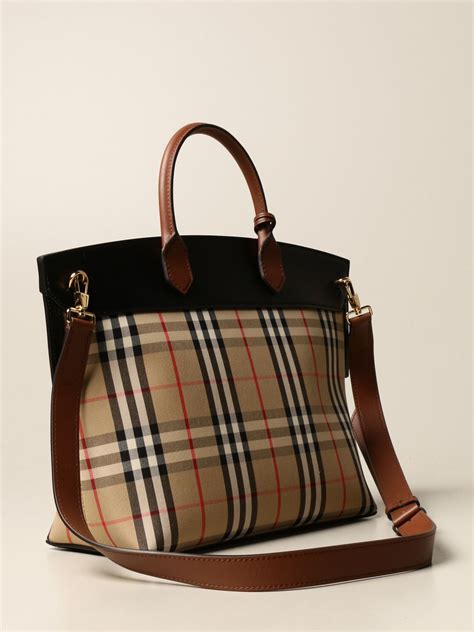 burberry large nylon pouch|burberry shoulder tote handbags.